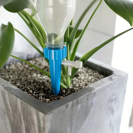 Automatic Water Drip System for Home Gardening with Self-Watering Spikes