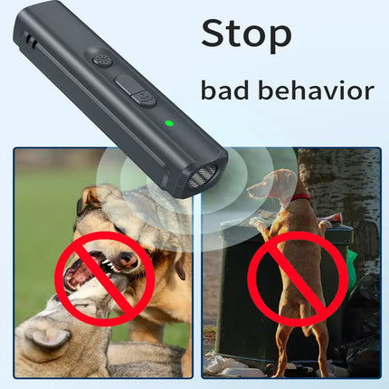 Rechargeable Ultrasonic Bark Control Device: Safe Instant Dog Barking Deterrent