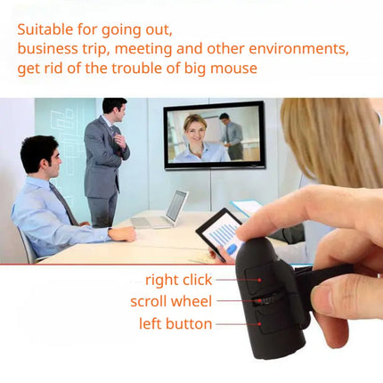 Revolutionize Your Digital Experience with 2.4G Wireless BT Finger Mouse