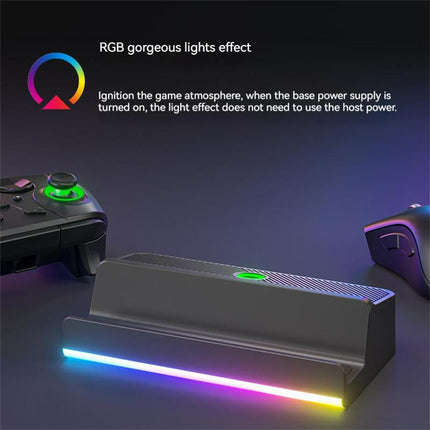 Enjoy Seamless Gaming with the RGB TV Video Adapter and Portable Charger Compatible Docking Station for Steam Deck