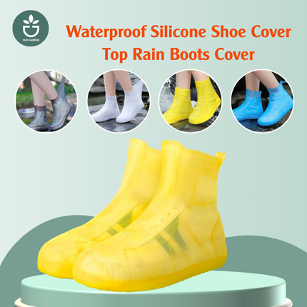 Waterproof Silicone Shoe Covers: Reusable Rain Shoe Cover for Adults and Kids