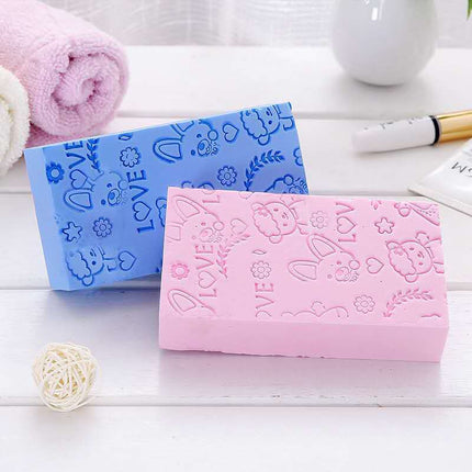 Ultra Soft Exfoliating Bath Sponge, Dead Skin Remover Shower Sponge for Men & Women, Face Scrubber Sponge (Random Color)