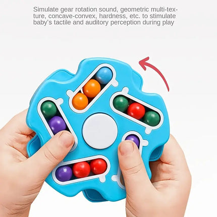 Round Intelligence Rotating Magic Bean Toy - Perfect for Kids & Adults | Stress Relief | Intellectual Teaching Aid