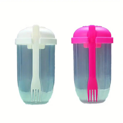 2pcs Portable Salad Cup - Ultimate Freshness On The Go