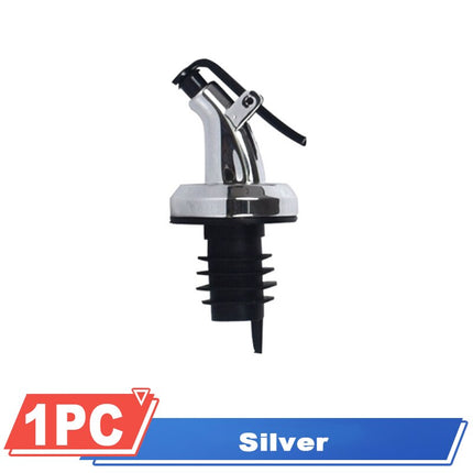 Leak-Proof Oil Bottle Dispenser Pourer: Wine Stopper Cap and Liquor Nozzle