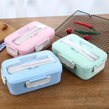 Japanese-style Square Divided Lunch Box