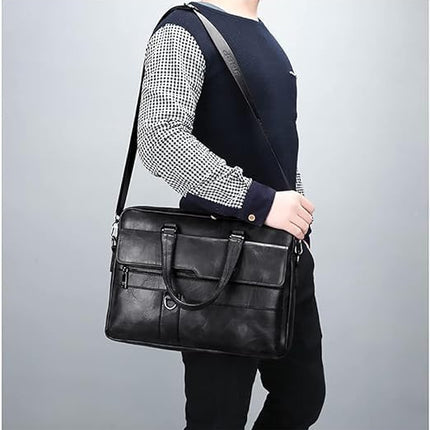Men's Business Casual Shoulder Horizontal Crossbody Travel Bag