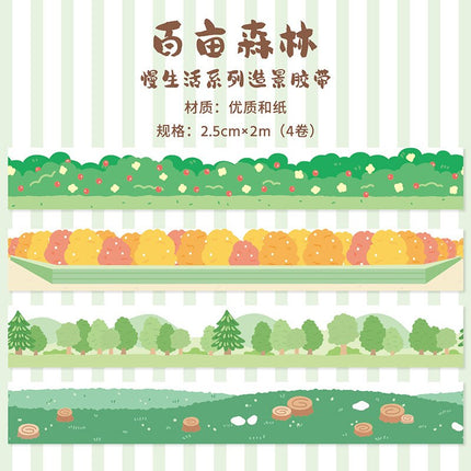 Cute Washi and Masking Tape: Crafting Decorative Essentials with Paper Stickers