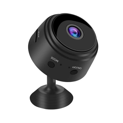 GTS Mini WiFi Camera: Wireless CCTV Security with Hidden Home Surveillance (Black)