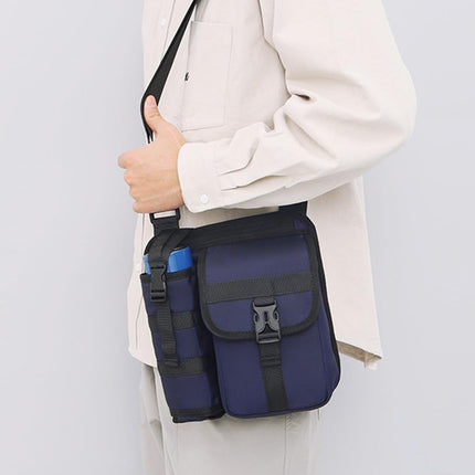 Waterproof Sling Bag with Bottle Holder For Travel, Hiking and Daily Use