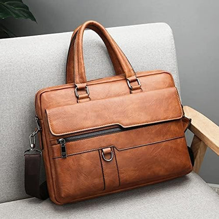 Men's Business Casual Shoulder Horizontal Crossbody Travel Bag