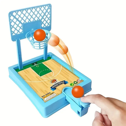 Maxbell  Portable Telescopic Foot Basketball Toy Game - Mini Shooting Fun for Kids