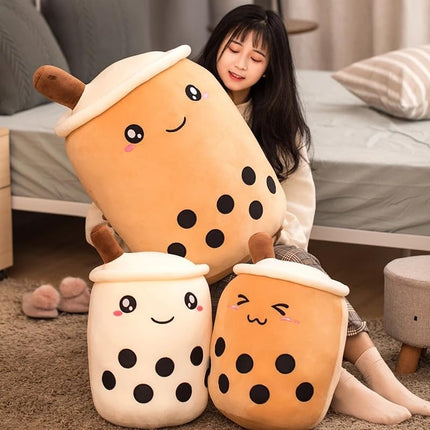 Cute Bubble Tea Stuffed Plush Toy: Kawaii Soft Toy for Kids and for Gifting