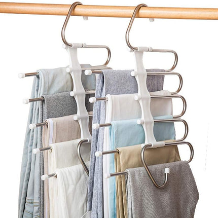 Durable Multipurpose Hanger for Clothes: Stainless Steel Clothes Hanger for Wardrobe