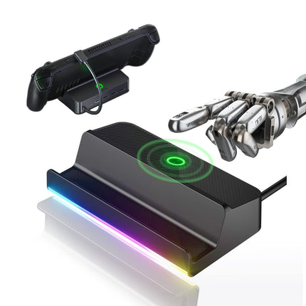 Enjoy Seamless Gaming with the RGB TV Video Adapter and Portable Charger Compatible Docking Station for Steam Deck