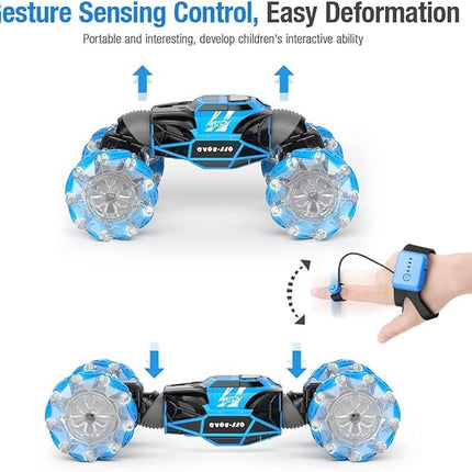 Remote Control Stunt Car: Gesture Induction,Off-Road RC Drift, Twister Car with Light and Music