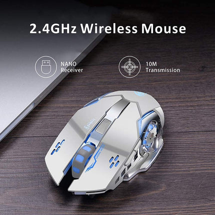 Wireless Rechargeable Gaming Mouse for Laptop And Pc