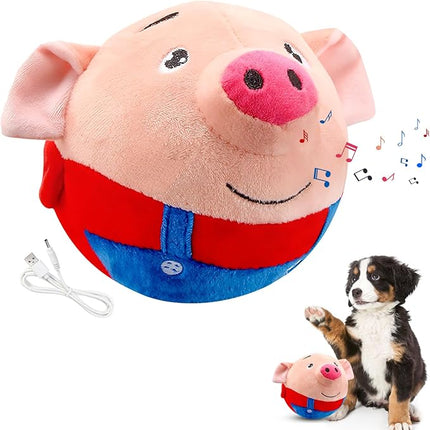 Interactive Musical Plush Toy for Toddlers: Moving, Talking and Music Ball