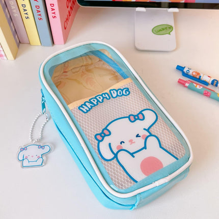 Large Capacity Pencil Case Pouch: Cute Korean Pencil Case with Zipper