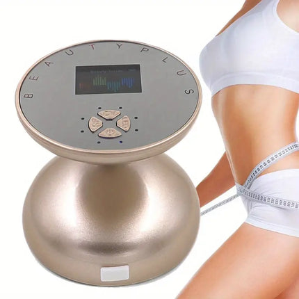 1pc Beauty Instrument Golden - RF Radio Frequency Face & Body Massage | Household Fat Burning Tool