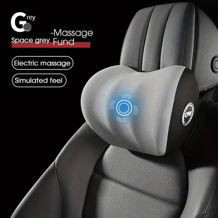 Elevate Your Drive with Electric Massage Lumbar Support & USB Socket Cushion - Get Yours Now!