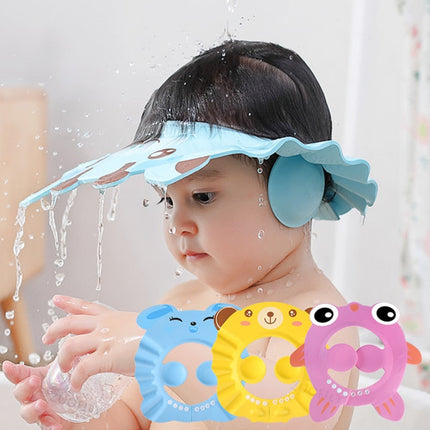 Adjustable Baby Shower Bath Cap Ear Eye Protection