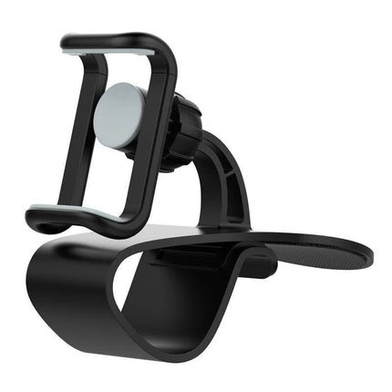 360° Rotation Car Phone Holder: Dashboard Easy Clip Mount for GPS and Mobile Device