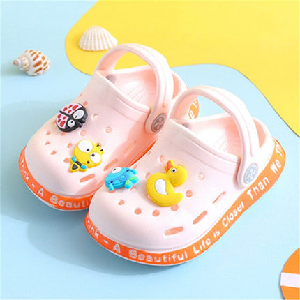 Cute Cartoon Crocs for Kids: Comfortable, Quick-Drying Beach Sandals