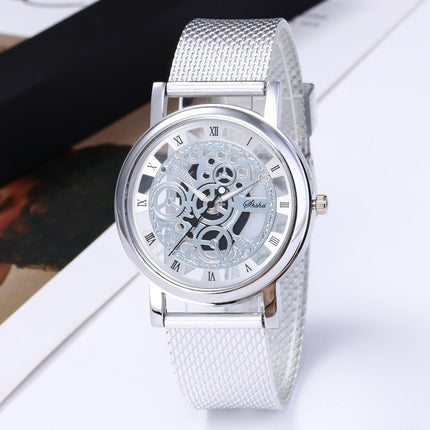 Maxbell Retro Belt Watch - Fashionable Hollow Soft Tape Design for Men & Women