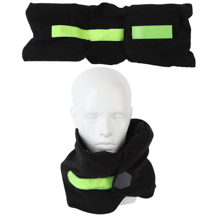 Neck Support Travel Pillow: Comfort Neck Travel Pillow in Black Yellow-1pc