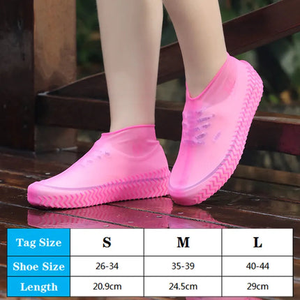 Waterproof Silicone Shoe Covers: Reusable Rain Shoe Cover for Adults and Kids