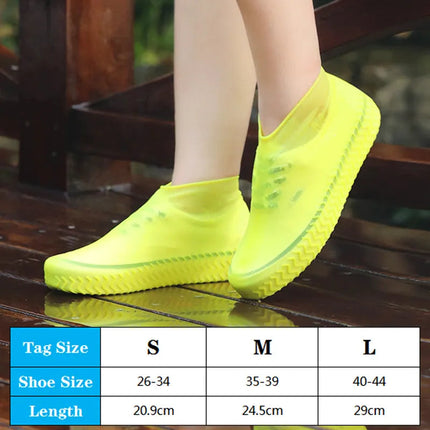 Waterproof Silicone Shoe Covers: Reusable Rain Shoe Cover for Adults and Kids