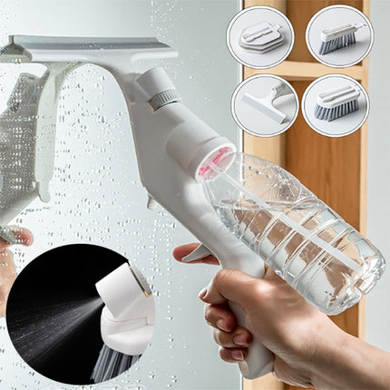 4 in 1 Cleaning Brush for Kitchen with Soap Dispenser for Window Gap Cleaning