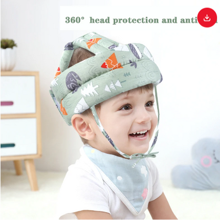 Adjustable Baby Safety Helmet for Walking, Crawling and Running Safety