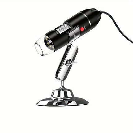 Portable Digital Microscope Camera: 500X Magnification Endoscope with 8 LEDs for Phone PC 5V