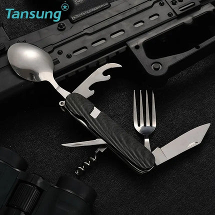 Multifunctional Travel Tableware with Gift Fruit Knife