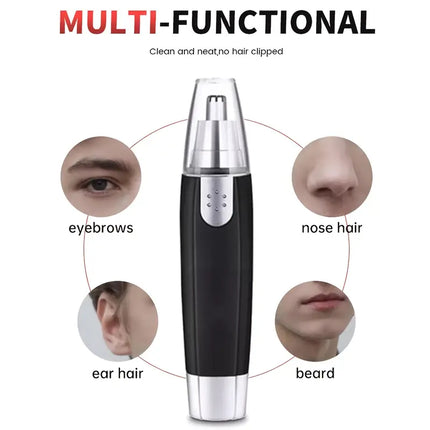 Electric Nose Ear Eyebrow Hair Trimmer for Painless Facial Hair Clippers