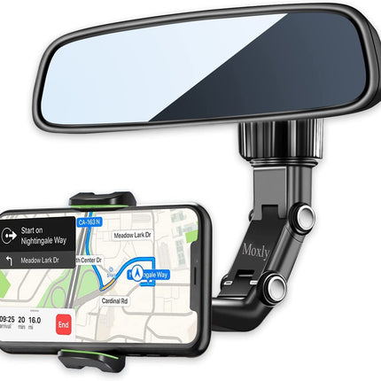 360° Rotation Phone Holder for Car : Rear View Mirror Phone Holder