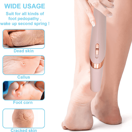 Rechargeable Foot Callus Remover: Electronic Pedicure Tool for Dead Skin