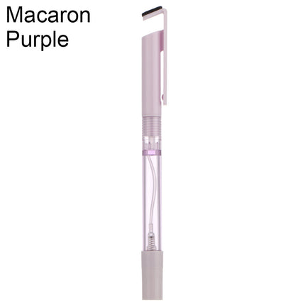 4-in-1 Multifunctional Black Ink Gel Pen For Home, School and Office - Macaron Purple