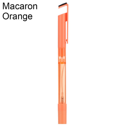 4-in-1 Multifunctional Black Ink Gel Pen For Home, School and Office - Macaron Orange