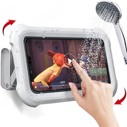 Maxbell Waterproof Shower Phone Holder - 360° Rotation and Wall-Mounted Convenience