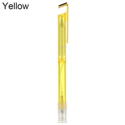 4-in-1 Multifunctional Black Ink Gel Pen For Home, School and Office - Yellow