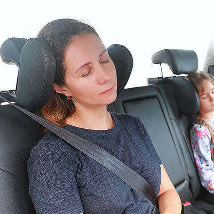 Adjustable Headrest Car Seat Pillow for Comfortable Travel Sleep