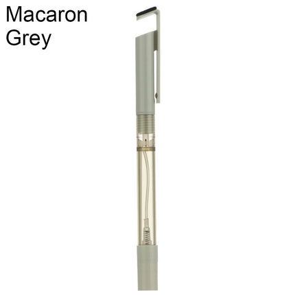 4-in-1 Multifunctional Black Ink Gel Pen For Home, School and Office - Macaron Grey