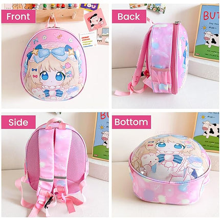 Kindergarten School Bags for Boys and Girls - Large Capacity, lightweight,The Perfect Backpack for Kids Style (pink)